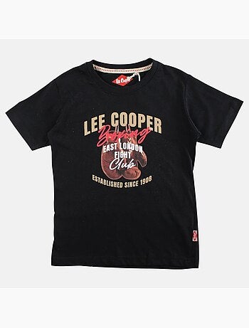 Lee Cooper - T shirt garçon manches courtes imprimé