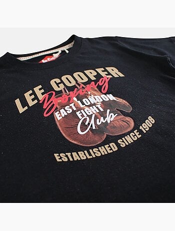 Lee Cooper - T shirt garçon manches courtes imprimé