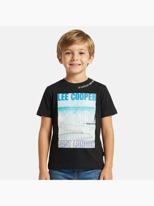 Lee Cooper - T shirt garçon manches courtes imprimé - Kiabi