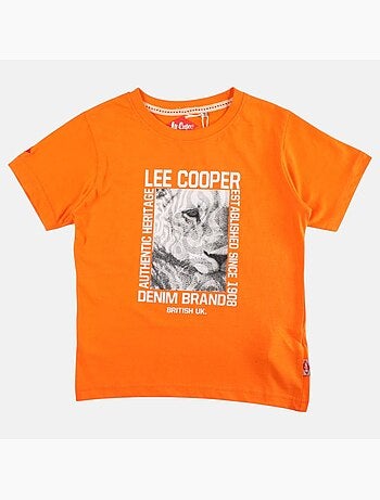 Lee Cooper - T shirt garçon manches courtes imprimé