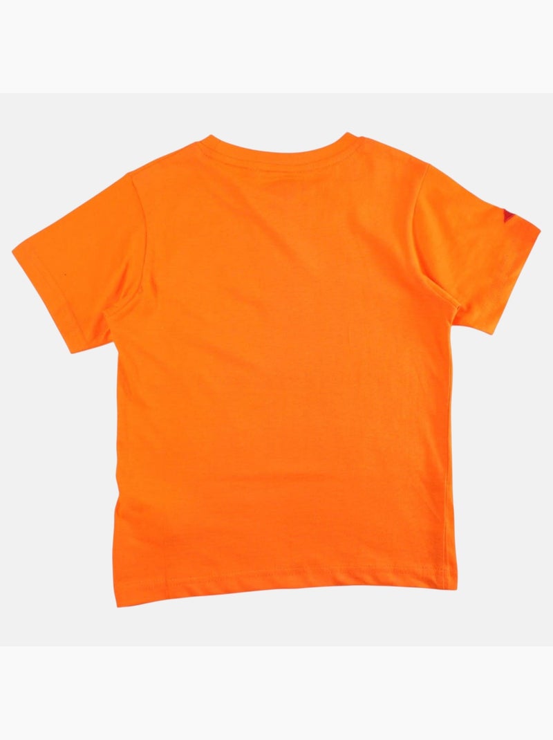 Lee Cooper - T shirt garçon manches courtes imprimé Orange - Kiabi