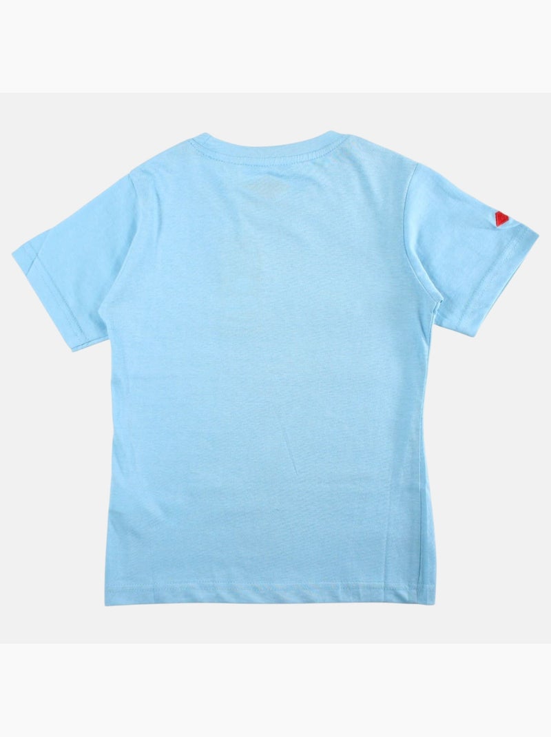 Lee Cooper - T shirt garçon manches courtes imprimé plage Bleu - Kiabi