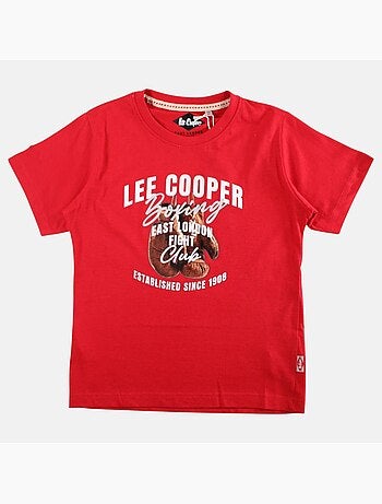 Lee Cooper - T shirt garçon manches courtes imprimé