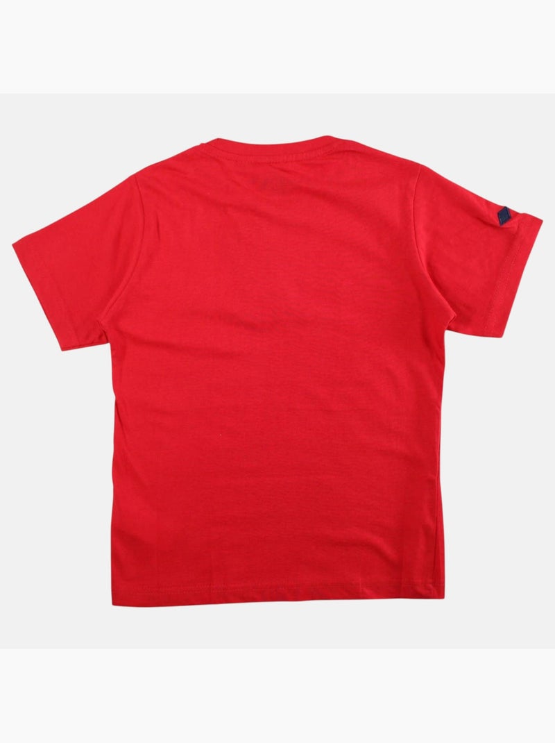 Lee Cooper - T shirt garçon manches courtes imprimé Rouge - Kiabi