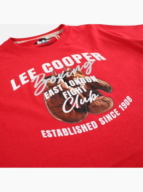 Lee Cooper - T shirt garçon manches courtes imprimé - Kiabi