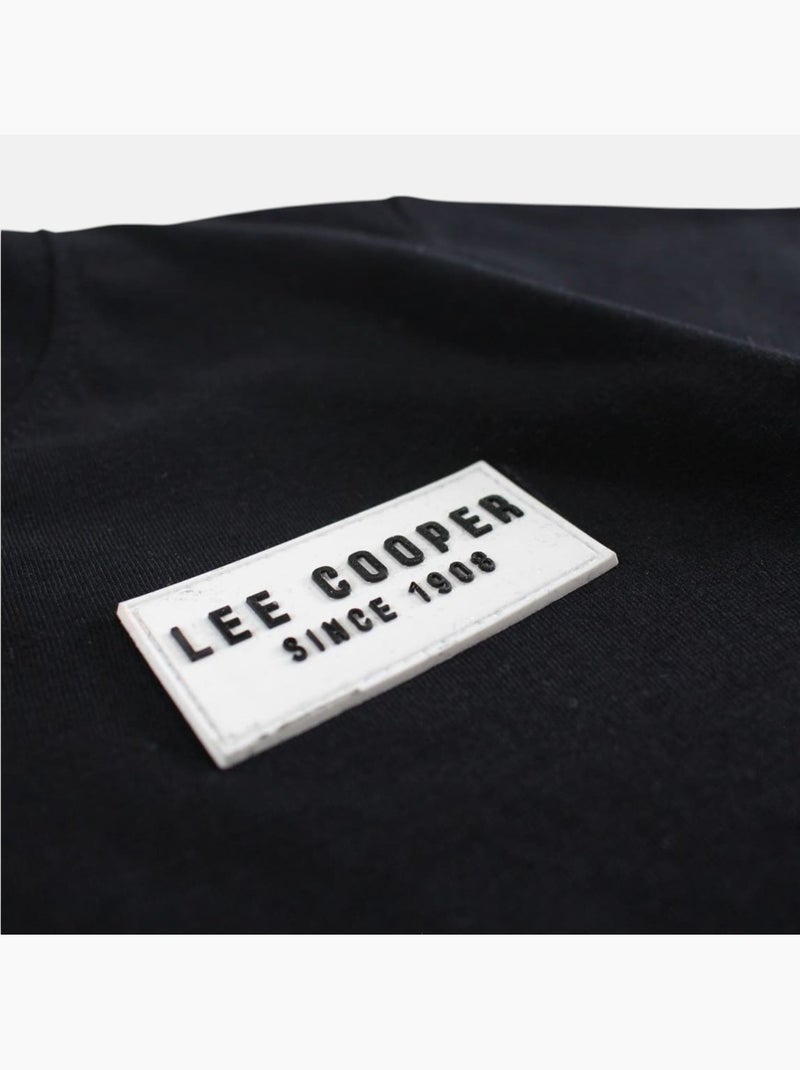 Lee Cooper - T shirt garçon manches courtes Noir - Kiabi