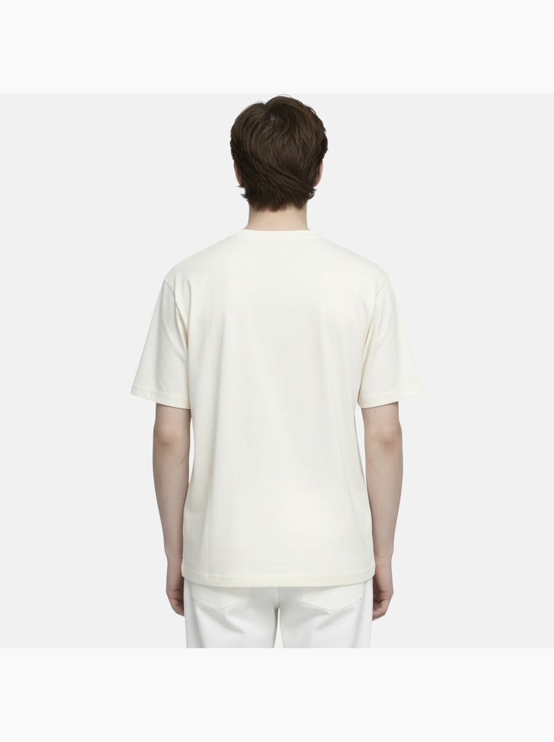 Lee Cooper - T shirt homme blanc manches courtes avec logo embossé Blanc - Kiabi