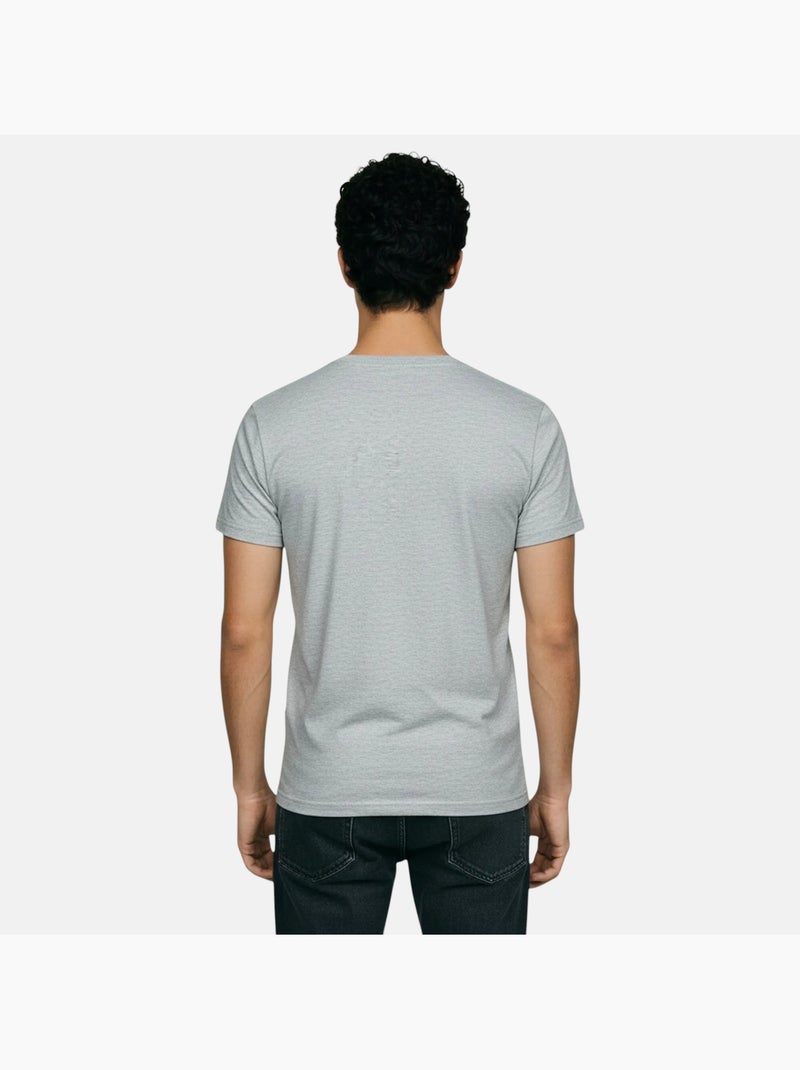 Lee Cooper - T shirt homme gris manches courtes col rond Gris - Kiabi