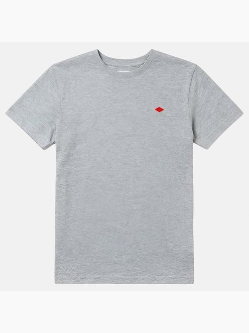 Lee Cooper - T shirt homme gris manches courtes col rond - Kiabi