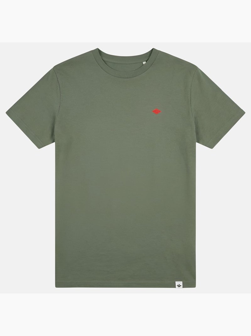 Lee Cooper - T shirt homme kaki manches courtes col rond Vert - Kiabi