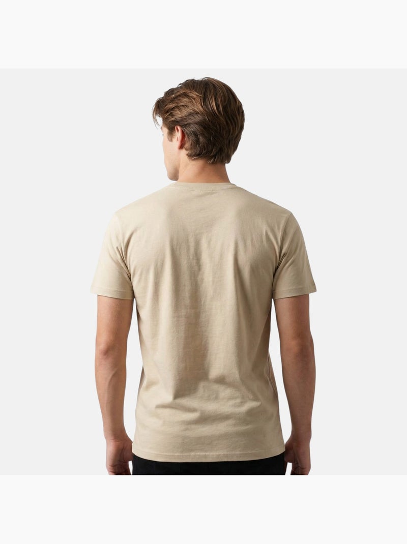 Lee Cooper - T-shirt homme manches courtes Beige - Kiabi