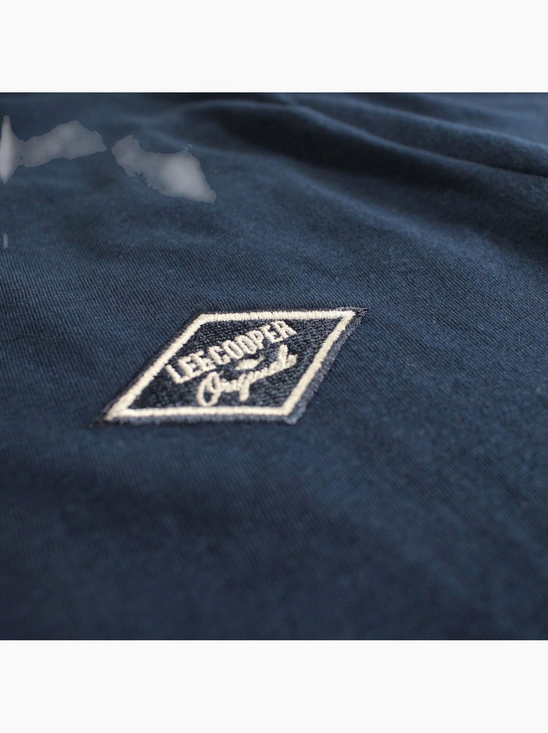 Lee Cooper - T shirt homme manches courtes Bleu marine - Kiabi