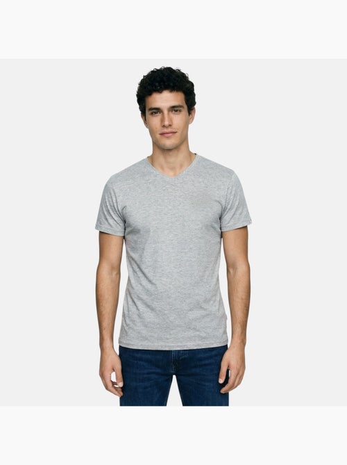 Lee Cooper - T-shirt homme manches courtes col V - Kiabi
