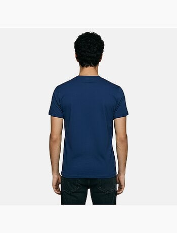 Lee Cooper - T shirt homme marine manches courtes col rond