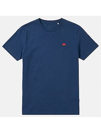 Lee Cooper - T shirt homme marine manches courtes col rond