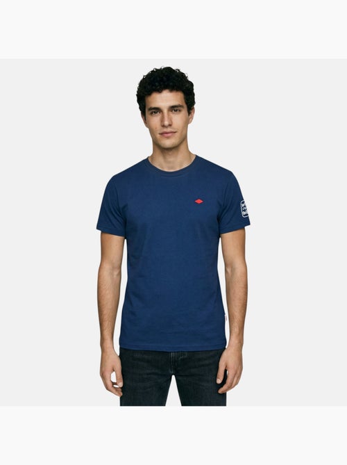 Lee Cooper - T shirt homme marine manches courtes col rond - Kiabi