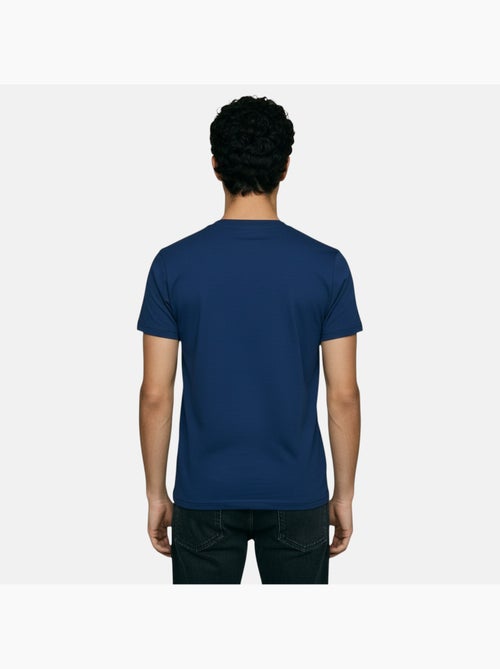 Lee Cooper - T shirt homme marine manches courtes col rond - Kiabi