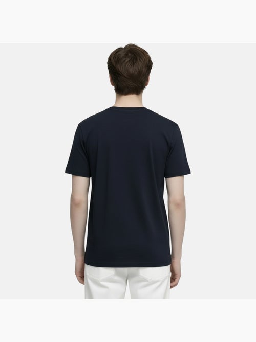 Lee Cooper - T shirt homme noir manches courtes avec logo embossé - Kiabi