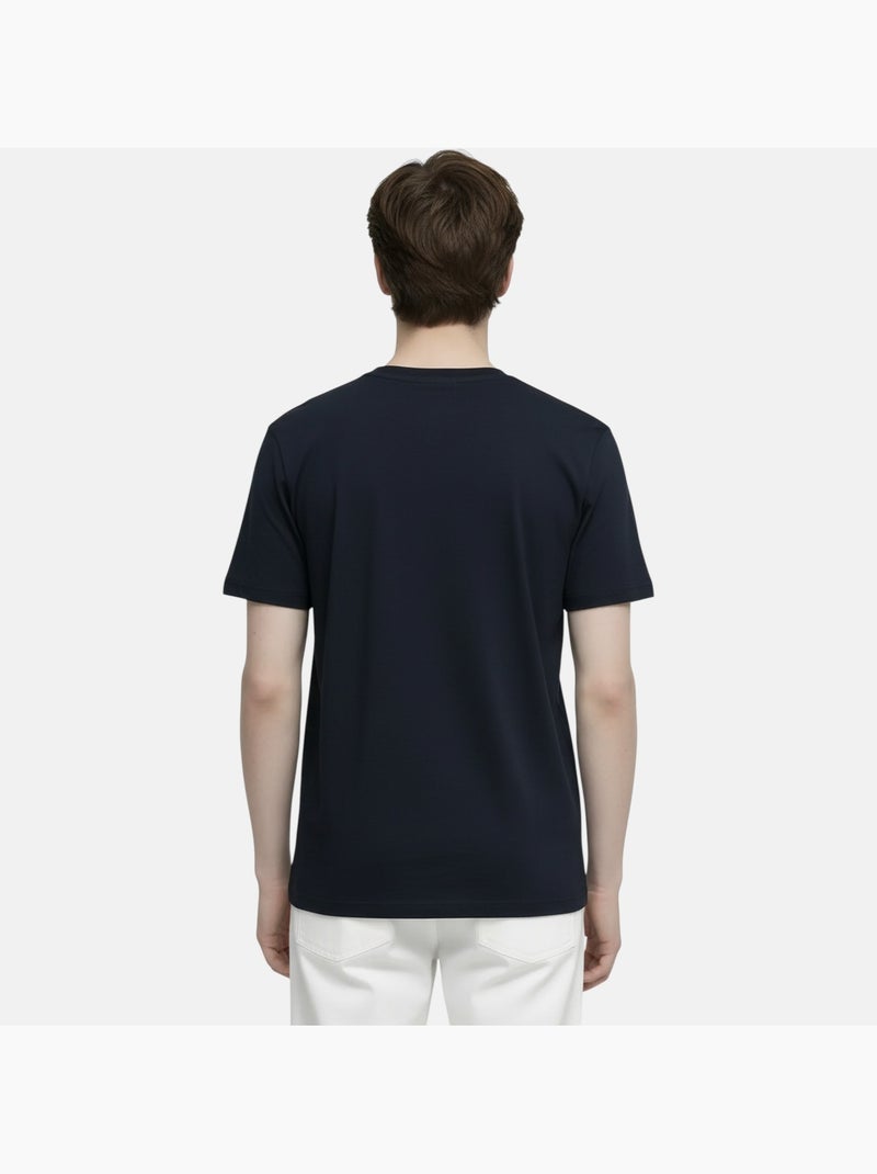 Lee Cooper - T shirt homme noir manches courtes avec logo embossé Noir - Kiabi