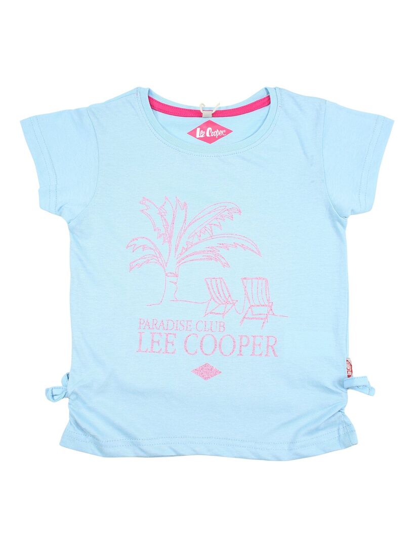 Lee Cooper T-Shirt Uomo Olaz - Maglietta Girocollo In Puro Cotone, Colore Beige, Manica Corta, Basic Casual - 3