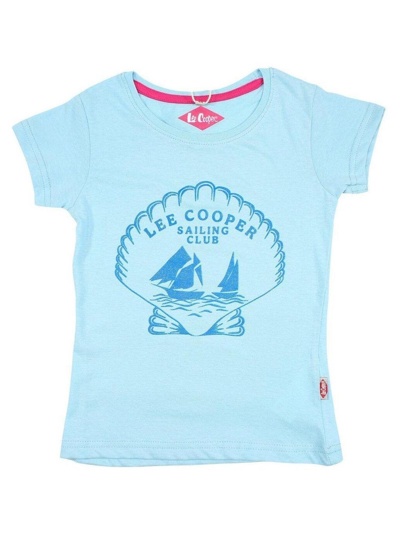 Lee Cooper - T-shirt imprimé Lee Cooper en coton Bleu - Kiabi