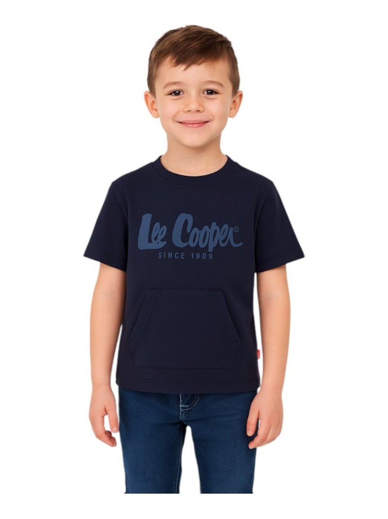 Lee Cooper - T-shirt imprimé Lee Cooper en coton Bleu marine - Kiabi