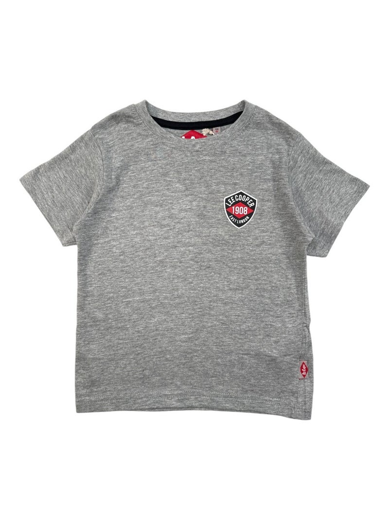Lee Cooper - T-shirt imprimé Lee Cooper en coton Gris - Kiabi