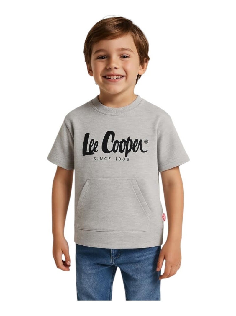 Lee Cooper - T-shirt imprimé Lee Cooper en coton Gris - Kiabi