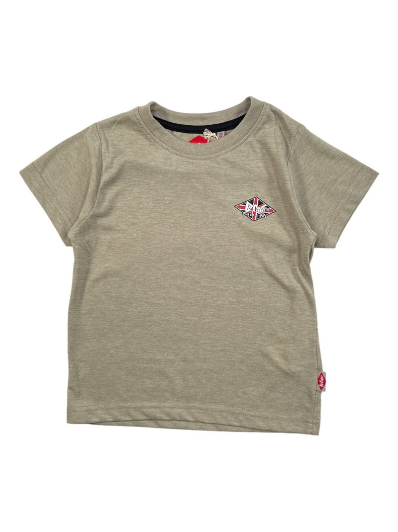 Lee Cooper - T-shirt imprimé Lee Cooper en coton Kaki - Kiabi