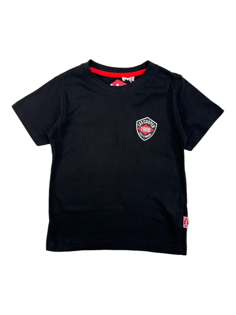 Lee Cooper - T-shirt imprimé Lee Cooper en coton Noir - Kiabi