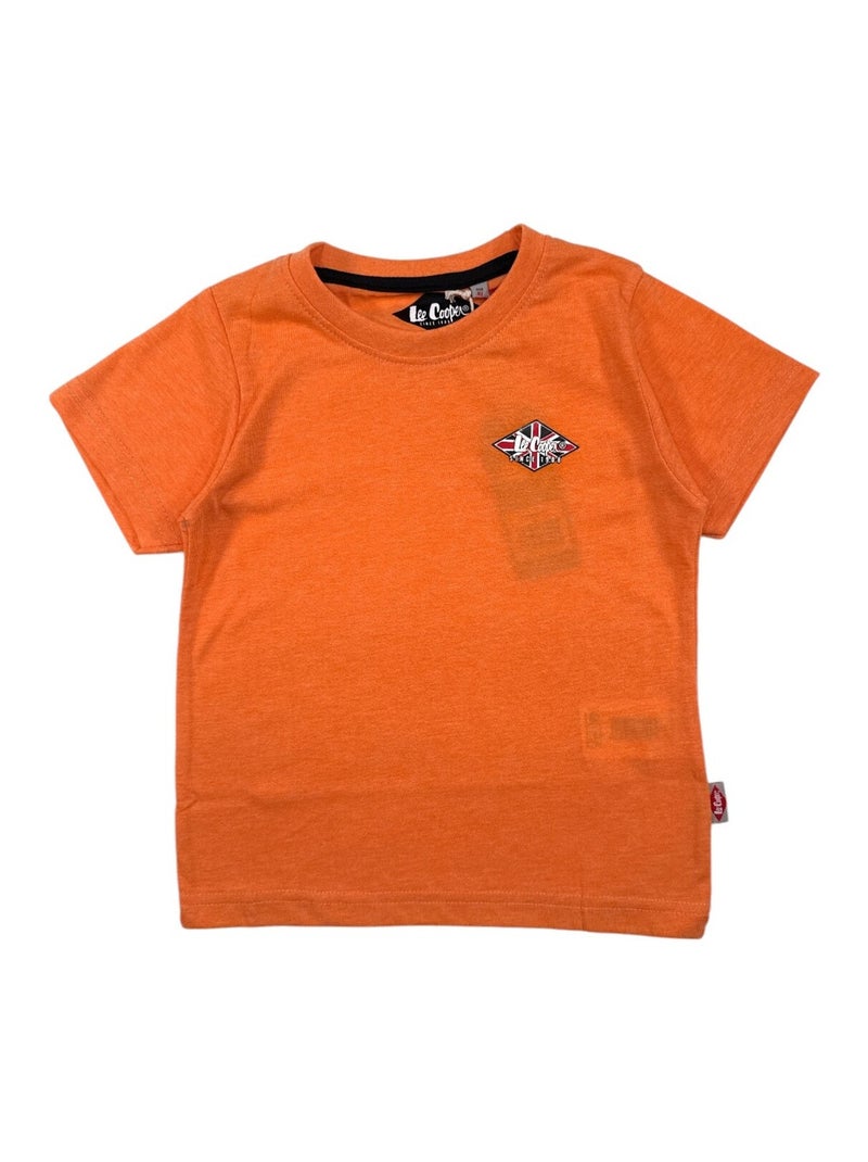 Lee Cooper - T-shirt imprimé Lee Cooper en coton Orange - Kiabi
