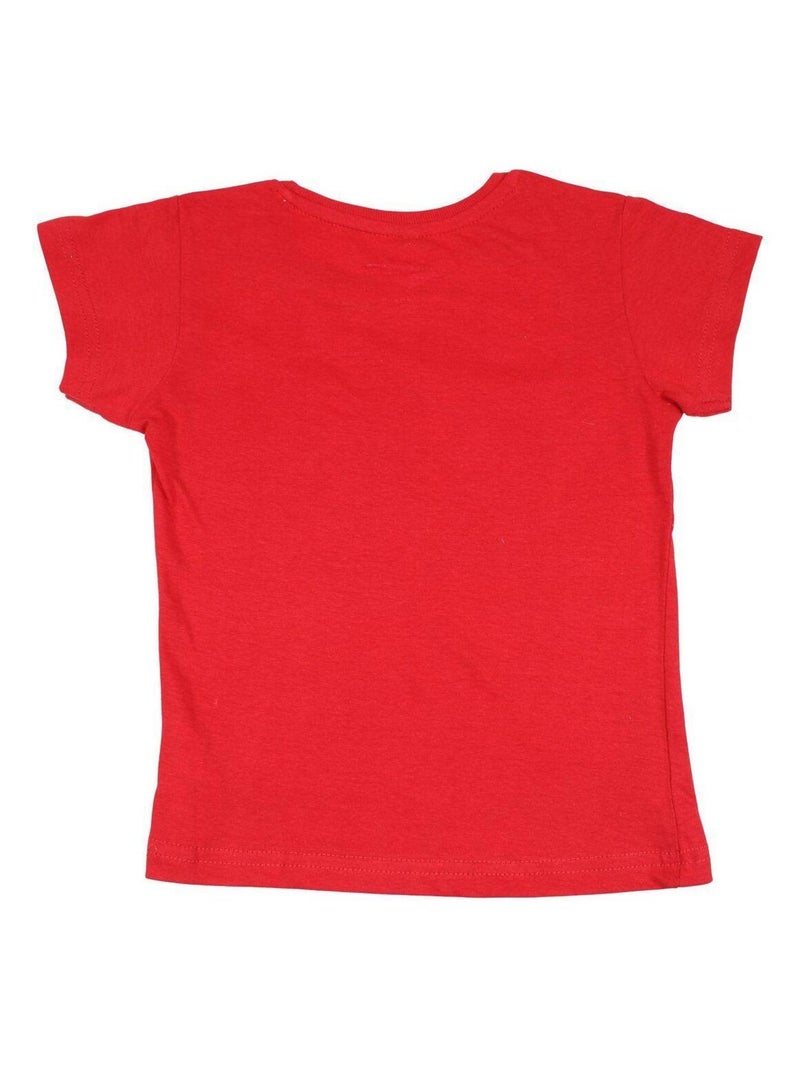 Lee Cooper - T-shirt imprimé Lee Cooper en coton Rouge - Kiabi