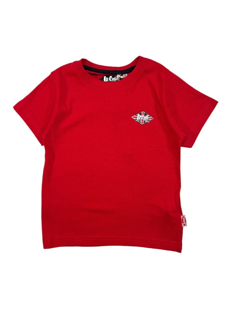 Lee Cooper - T-shirt imprimé Lee Cooper en coton Rouge - Kiabi