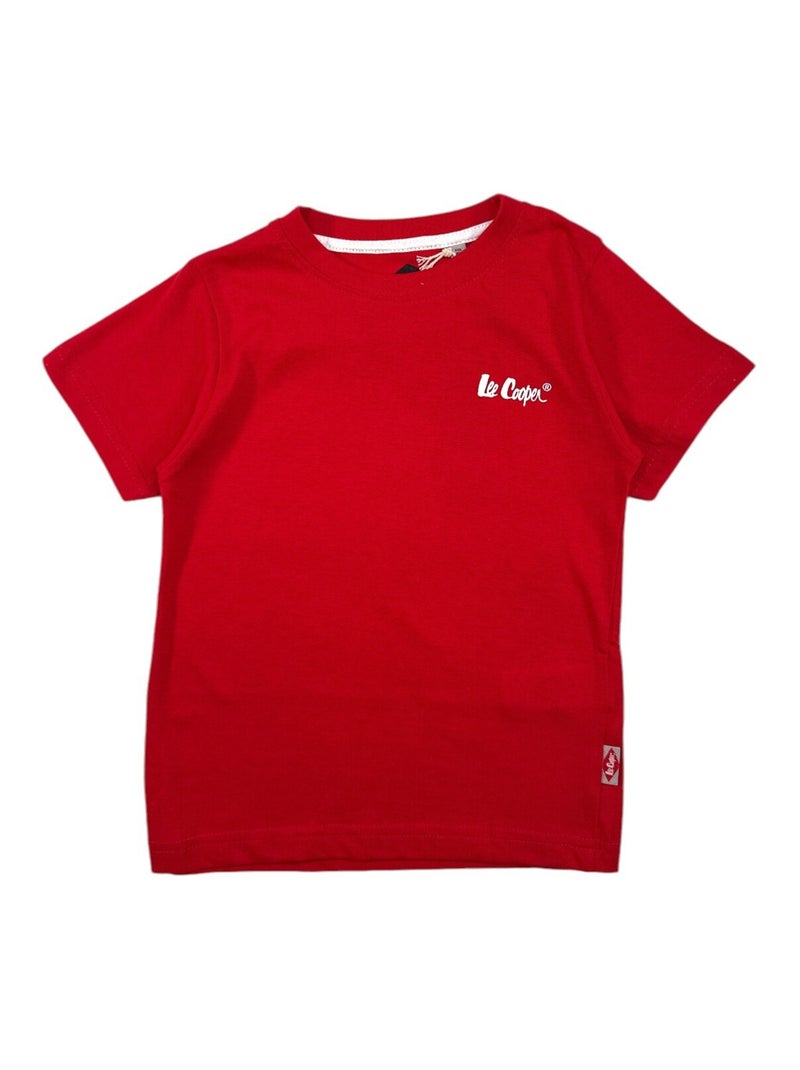 Lee Cooper - T-shirt imprimé Lee Cooper en coton Rouge - Kiabi