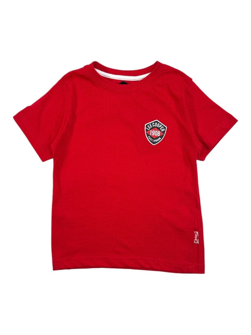Lee Cooper - T-shirt imprimé Lee Cooper en coton Rouge - Kiabi