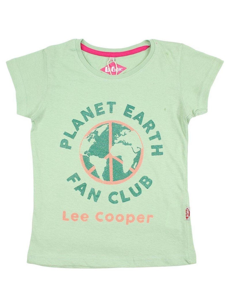 Lee Cooper - T-shirt imprimé Lee Cooper en coton Vert - Kiabi