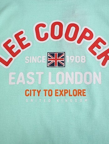 Lee Cooper - T-shirt imprimé Lee Cooper en coton