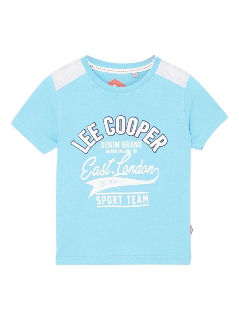 Lee Cooper - T-shirt imprimé logo en coton Bleu - Kiabi