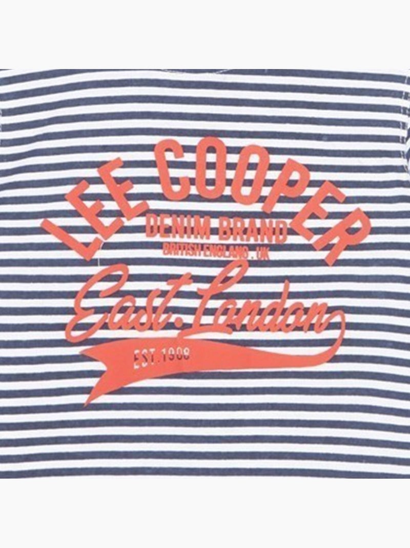 Lee Cooper - T-shirt imprimé logo en coton Bleu marine - Kiabi
