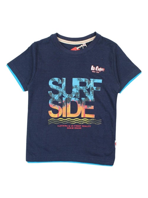 Lee Cooper - T-shirt imprimé logo en coton - Kiabi