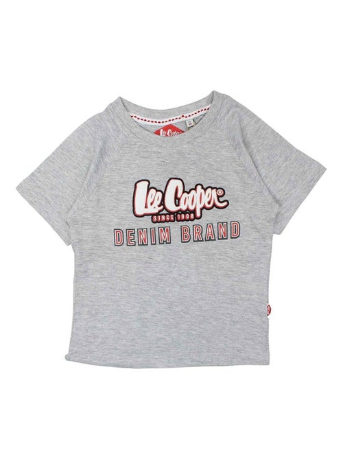 Lee Cooper - T-shirt imprimé logo en coton - Kiabi