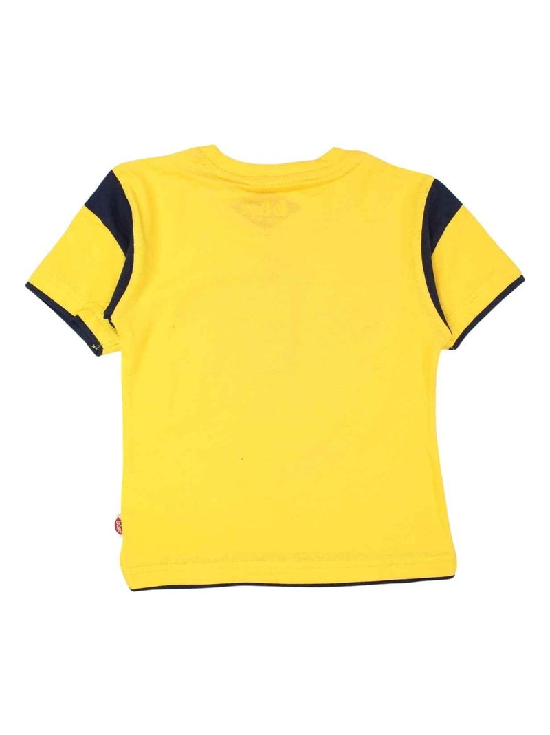 Lee Cooper - T-shirt imprimé logo en coton Jaune - Kiabi