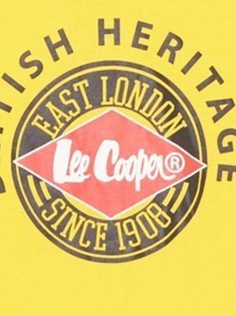 Lee Cooper - T-shirt imprimé logo en coton Jaune - Kiabi