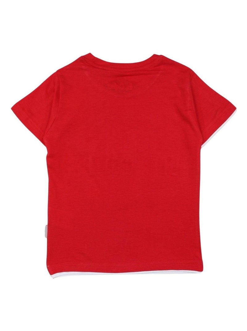 Lee Cooper - T-shirt imprimé logo en coton Rouge - Kiabi