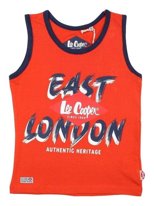 Lee Cooper - T-shirt imprimé logo en coton - Kiabi