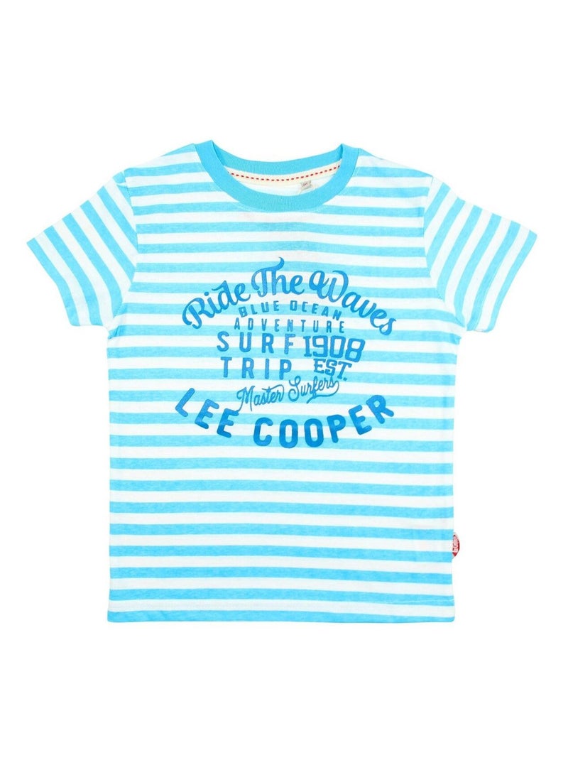 Lee Cooper - T-shirt Lee Cooper Bleu - Kiabi