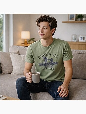 Lee Cooper - T-shirt Lee cooper Londres homme