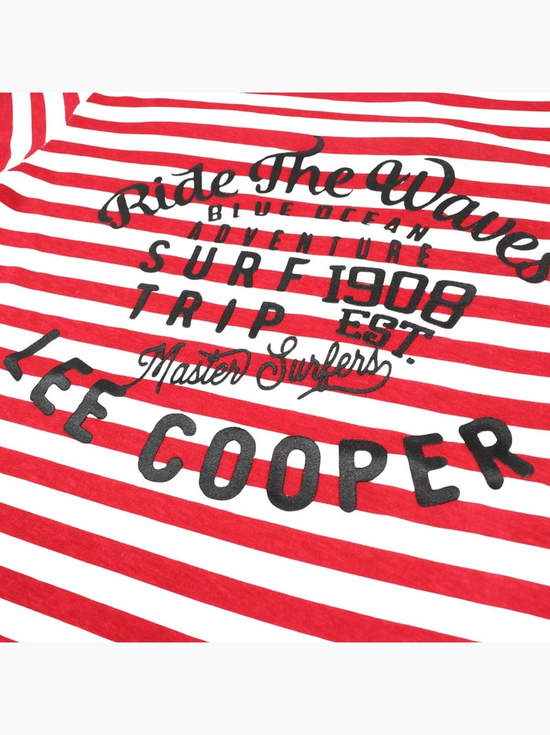 Lee Cooper - T-shirt Lee Cooper Rouge - Kiabi