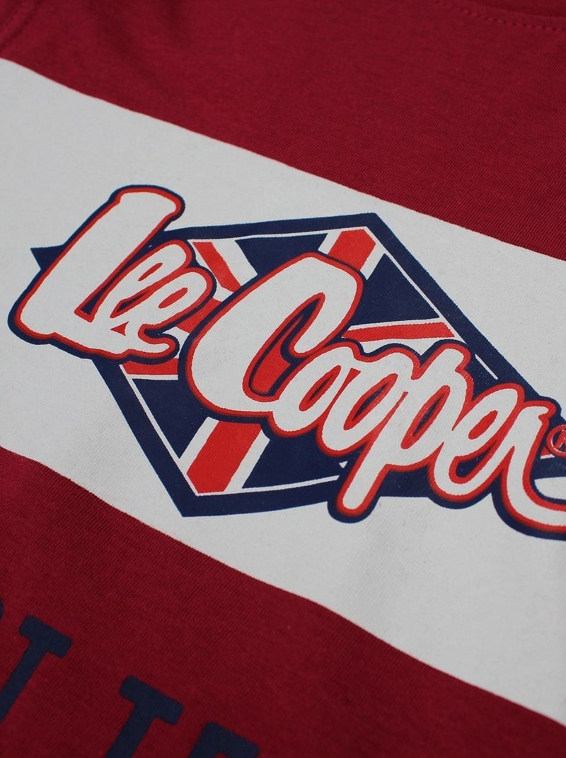Lee Cooper - T-shirt Lee Cooper Rouge - Kiabi
