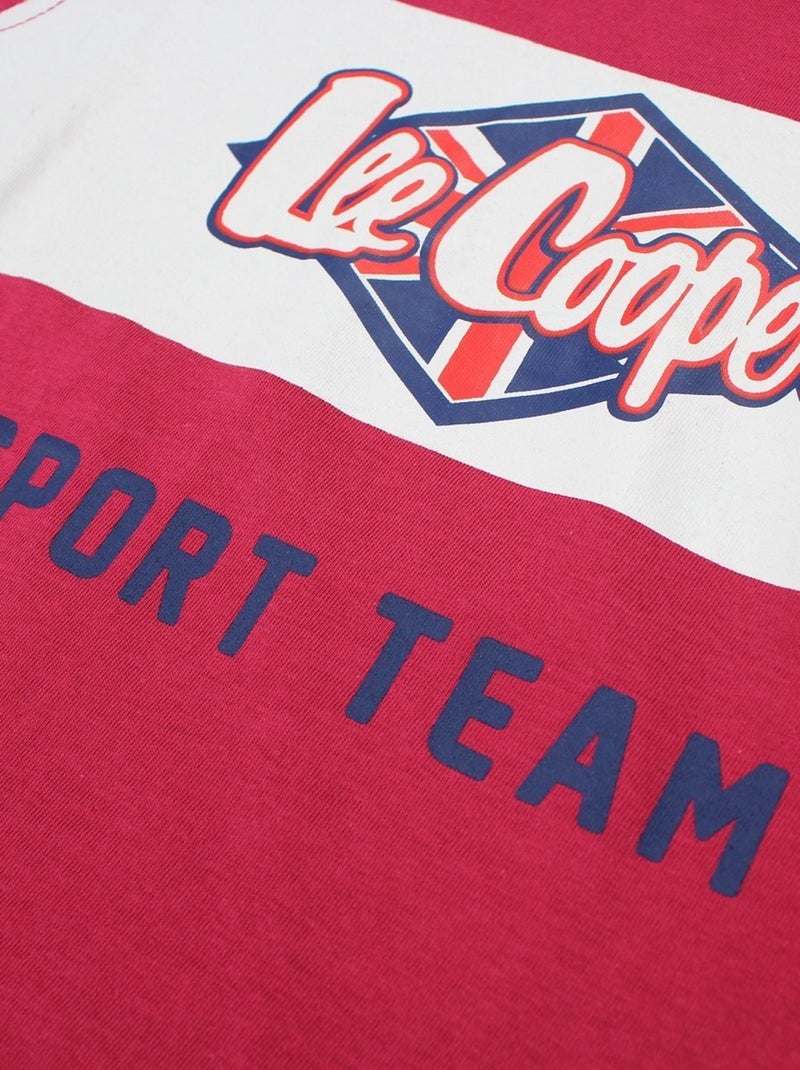 Lee Cooper - T-shirt Lee Cooper Rouge - Kiabi